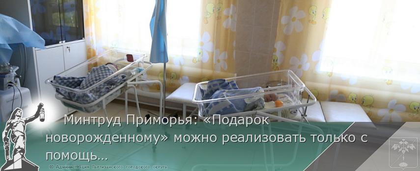 Минтруд Приморья: «Подарок новорожденному» можно реализовать только с помощью пластиковой карты «МИР», сообщает www.primorsky.ru  | Администрация муниципального округа город Партизанск Приморского края Официальный сайт     Минтруд Приморья: «Подарок новорожденному» можно реализовать только с помощью пластиковой карты «МИР», сообщает www.primorsky.ru  | Администрация муниципального округа город Партизанск Приморского края Официальный сайт