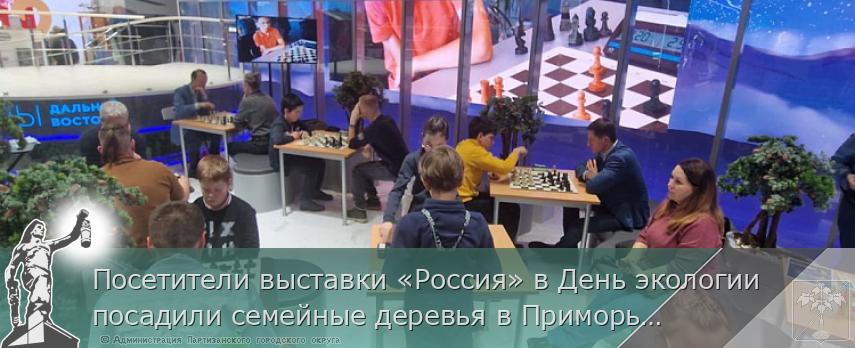 Посетители выставки «Россия» в День экологии посадили семейные деревья в Приморье | Администрация муниципального округа город Партизанск Приморского края Официальный сайт